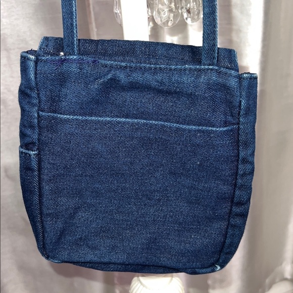 Y2K Aeropostale Blue Denim Crossbody with Red Logo - Picture 2 of 2